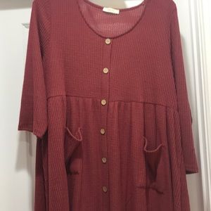 Sweater tunic from local boutique